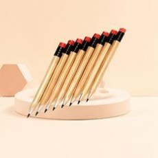 육각 몽당 지우개연필